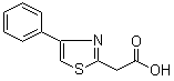 4-Phenyl-2-thiazoleacetic acid molecular structure (CAS 38107-10-7)