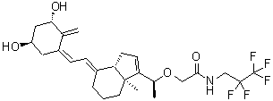 Pefcalcitol molecular structure (CAS 381212-03-9)
