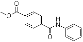 结构式 CAS# 3814-10-6, 4-甲氧羰基苯甲酰苯胺; 4-(N-苯基氨基甲酰)苯甲酸甲酯
