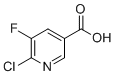 6-Chloro-5-fluoronicotinic acid molecular structure (CAS 38186-86-6)