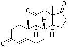 结构式 CAS# 382-45-6, 肾上腺甾酮; 肾上腺雄甾酮; 雄甾-4-烯-3,11,17-三酮
