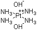 Tetraammineplatinum dihydroxide molecular structure (CAS 38201-97-7)