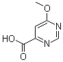 6-甲氧基-4-嘧啶羧酸分子结构 (CAS 38214-45-8)