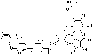 结构式 CAS# 382148-47-2, 假马齿苋皂苷 I
