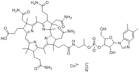 维生素B12-d-羧酸分子结构 (CAS 38218-55-2)