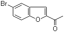 2-乙酰基-5-溴苯并[b]呋喃分子结构 (CAS 38220-75-6)