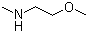 structure of CAS# 38256-93-8, 2-Methoxy-N-methyl-1-ethanamine;N-(2-Methoxyethyl)methylamine