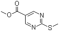 Methyl 2-(methylthio)pyrimidine-5-carboxylate molecular structure (CAS 38275-41-1)