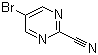 5-Bromopyrimidine-2-carbonitrile molecular structure (CAS 38275-57-9)