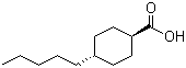 trans-4-Pentylcyclohexanecarboxylic acid molecular structure (CAS 38289-29-1)
