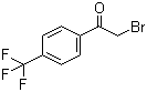2-溴-4'-(三氟甲基)苯乙酮分子结构 (CAS 383-53-9)
