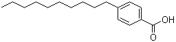 4-癸基苯甲酸分子结构 (CAS 38300-04-8)