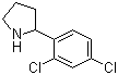 2-(2,4-Dichlorophenyl)pyrrolidine molecular structure (CAS 383127-69-3)