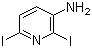 2,6-Diiodo-3-pyridinamine molecular structure (CAS 383131-50-8)