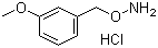 结构式 CAS# 3839-39-2, O-(3-甲氧基苄基)羟胺盐酸盐