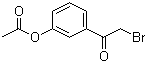 3'-乙酰氧基-2-溴苯乙酮分子结构 (CAS 38396-89-3)