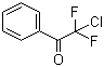 2-Chloro-2,2-difluoroacetophenone molecular structure (CAS 384-67-8)