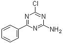 4-Chloro-6-phenyl-1,3,5-triazin-2-amine molecular structure (CAS 3842-53-3)