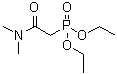 2-二甲基氨基-2-氧代乙基膦酸二乙酯分子结构 (CAS 3842-86-2)