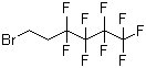 1H,1H,2H,2H-Perfluorohexyl bromide molecular structure (CAS 38436-14-5)