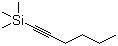 structure of CAS# 3844-94-8, 1-Trimethylsilyl-1-hexyne