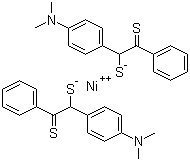 结构式 CAS# 38465-55-3, 双(4-二甲氨基二硫代二苯乙二酮)合镍