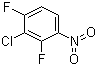 3-氯-2,4-二氟硝基苯分子结构 (CAS 3847-58-3)