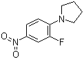 structure of CAS# 385380-74-5, 1-(2-Fluoro-4-nitrophenyl)pyrrolidine