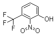 2-硝基-3-(三氟甲基)苯酚分子结构 (CAS 386-72-1)