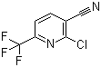 2-Chloro-6-(trifluoromethyl)nicotinonitrile molecular structure (CAS 386704-06-9)