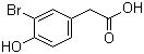 结构式 CAS# 38692-80-7, 3-溴-4-羟基苯乙酸