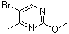 5-溴-2-甲氧基-4-甲基嘧啶分子结构 (CAS 38696-23-0)