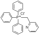 结构式 CAS# 38700-15-1, 2-皮考基三苯基鏻氯化物
