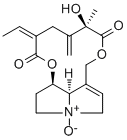 千里光非灵 N-氧化物分子结构 (CAS 38710-26-8)