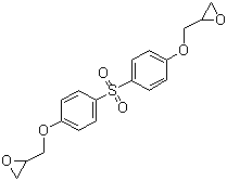 4,4'-Sulfonylbisphenol diglycidyl ether molecular structure (CAS 3878-43-1)