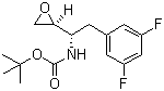 结构式 CAS# 388071-27-0, [(1S)-2-(3,5-二氟苯基)-1-[(2S)-环氧乙烷基]乙基]氨基甲酸叔丁酯