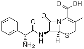 Cefradine molecular structure (CAS 38821-53-3)