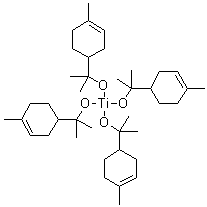 Tetra-alpha-terpinyl orthotitanate molecular structure (CAS 38827-07-5)