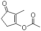 3-(Acetyloxy)-2-methyl-2-cyclopenten-1-one molecular structure (CAS 3883-57-6)