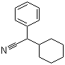 structure of CAS# 3893-23-0, 2-Cyclohexyl-2-phenylacetonitrile;Cyclohexylphenylacetonitrile; alpha-Cyclohexylphenylacetonitrile