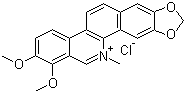 Chelerythrine chloride molecular structure (CAS 3895-92-9)