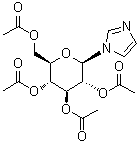 1-(2,3,4,6-Tetra-O-acetyl-beta-D-glucopyranosyl)imidazole molecular structure (CAS 38953-70-7)