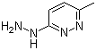 3-Hydrazino-6-methylpyridazine molecular structure (CAS 38956-79-5)