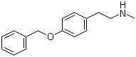 2-(4-(Benzyloxy)phenyl)-N-methylethanamine molecular structure (CAS 38961-21-6)
