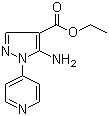 结构式 CAS# 38965-48-9, 5-氨基-1-(4-吡啶基)-1H-吡唑-4-羧酸乙酯