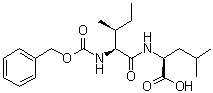 N-[N-[(Phenylmethoxy)carbonyl]-L-isoleucyl]-L-leucine molecular structure (CAS 38972-95-1)
