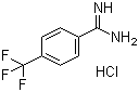 结构式 CAS# 38980-96-0, 4-三氟甲基苯脒盐酸盐