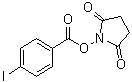 1-[(4-Iodobenzoyl)oxy]-2,5-pyrrolidinedione molecular structure (CAS 39028-25-6)