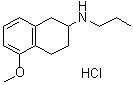 结构式 CAS# 3904-24-3, 2-(丙基氨基)-5-甲氧基-1,2,3,4-四氢萘盐酸盐