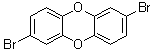 2,7-二溴二苯并二恶英分子结构 (CAS 39073-07-9)